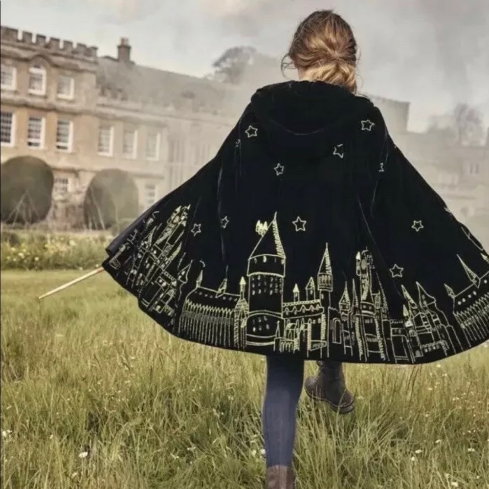 Mini Boden Harry Potter Protego Velvet Cloak Med